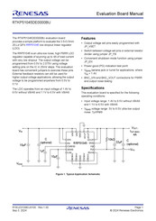Renesas RTKP51045DE0000BU Manual