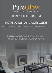 PUREGLOW CHELSEA 400 Installation And User Manual