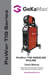GeKaMac PoWer TIG 4000 DC PULSE User Manual