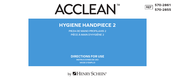 Henry Schein ACCLEAN HYGIENE HANDPIECE 2 Directions For Use Manual