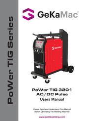 GeKaMac PoWer TIG 3201 AC/DC Pulse User Manual
