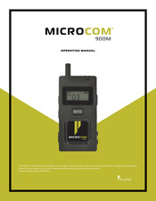 Pliant MICROCOM 900M Operating Manual