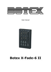 Botex X-Fade-6 II User Manual