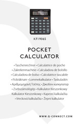 Q-Connect KF19065 Instruction Manual