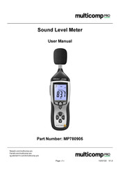 Multicomp Pro MP780905 User Manual