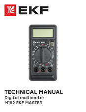 EKF M182 EKF MASTER Technical Manual