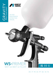 Anest Iwata GRAVITY Series Use And Maintenance Instruction Manual