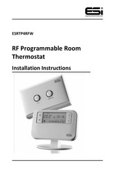 ESI ESRTP4RFW Installation Instructions Manual