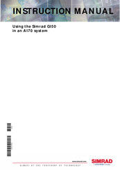 Simrad AI70 Instruction Manual