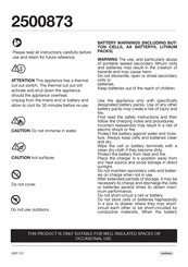 VonHaus 5056115706479 Manual