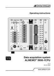 Ahlborn ALMEMO 5690-1CPU Operating Instructions Manual