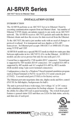 Contemporary Controls AI-SRVR Series Installation Manual