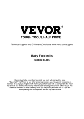 VEVOR BL805 Manual