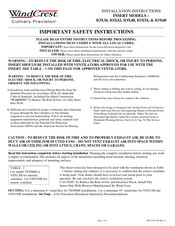 Wind Crest IOX60 Installation Instructions Manual