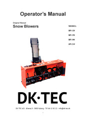 DK-TEC BP-210 Operator's Manual
