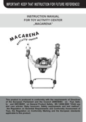 Chipolino MACARENA Instruction Manual