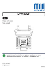 MEGABRAS MTD20KWR User Manual