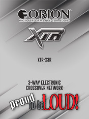 Orion ORI-XTR-X3R Manual