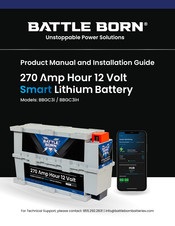 Battle Born Batteries BBGC3iH Product Manual And Installation Manual