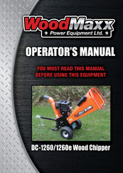 WoodMaxx DC-1260e Operator's Manual