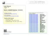 ADF Web HD67F05 B2 MHz Series User Manual