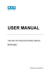 NSR Marine NTW-3000 User Manual