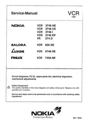 Nokia VCR 3746 NE Service Manual