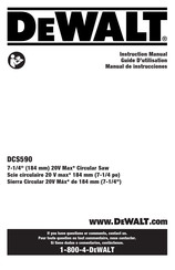 DeWalt DCS590 Instruction Manual