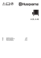 Husqvarna A 25 Operator's Manual