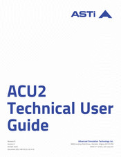ASTi ACU2-04-02 Technical User Manual