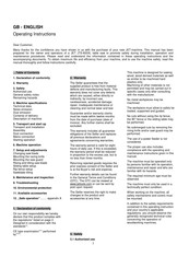 Jet JTS-600XL-T Operating Instructions Manual