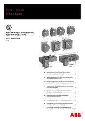 ABB EF460 Operating Instructions Manual