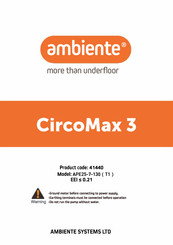 Ambiente CircoMax 3 Instruction Manual