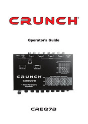 Crunch CREQ7B Operator's Manual