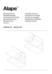 Alape WP.S19L.1R Assembly Instruction Manual