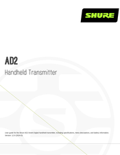 Shure AD2/N8CB-G57 Manual