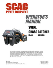 Scag Power Equipment GC-SVRXL Operator's Manual