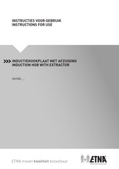 ETNA AKI580 Series Instructions For Use Manual