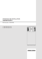 STIEBEL ELTRON WWK 303 electronic Operation And Installation Manual