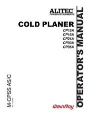 alitec CP18ATD Operator's Manual