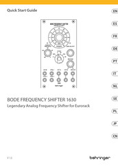 Behringer BODE 1630 Quick Start Manual