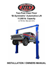 rtd RTD11KCDX Installation & Owner's Manual