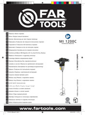 Far Tools 116550 Original Manual Translation