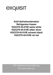 Exquisit KGC270-45-010E User Manual