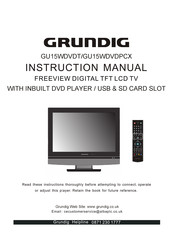 Grundig Elegance GU15WDVDPCX Instruction Manual