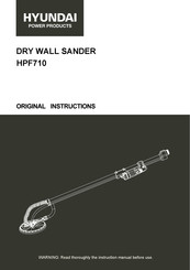 Hyundai power products HPF710 Original Instructions Manual