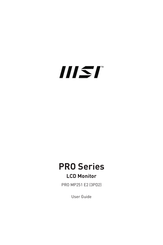 MSI PRO MP251 E2 (3PD2) User Manual