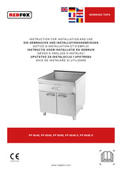 Redfox PP 90/40 Instructions For Installation And Use Manual