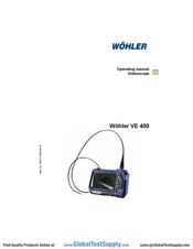 Wohler VE 400 Operating Manual