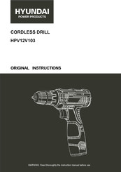 Hyundai power products HPV12V103 Original Instructions Manual